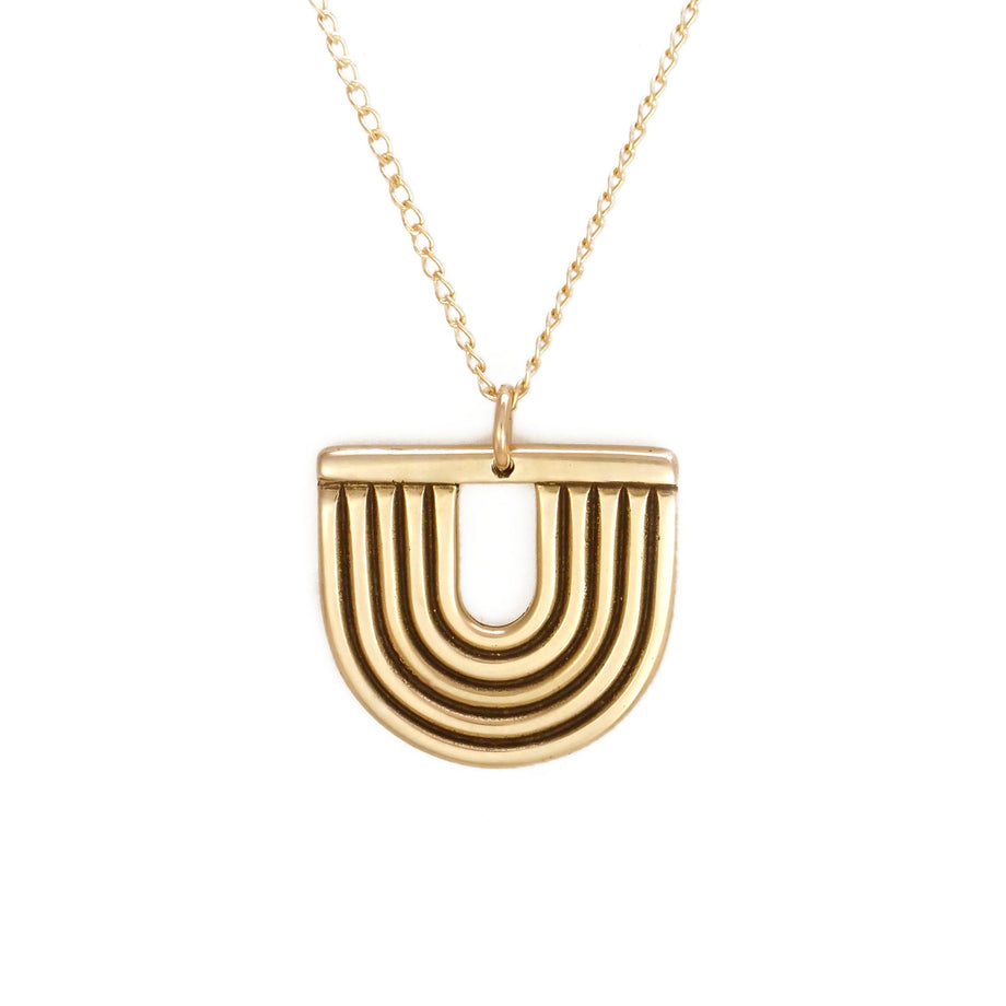 Brass Small Star Necklace – Arco Avenue